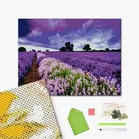 Бриллиантовая мозаика Lavender field 40х50 см