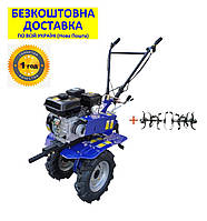 Мотоблок МБ 40-2 (7,0 л.с.; 8") +БЕСПЛАТНАЯ ДОСТАВКА! Powercraft, бензиновый ременной