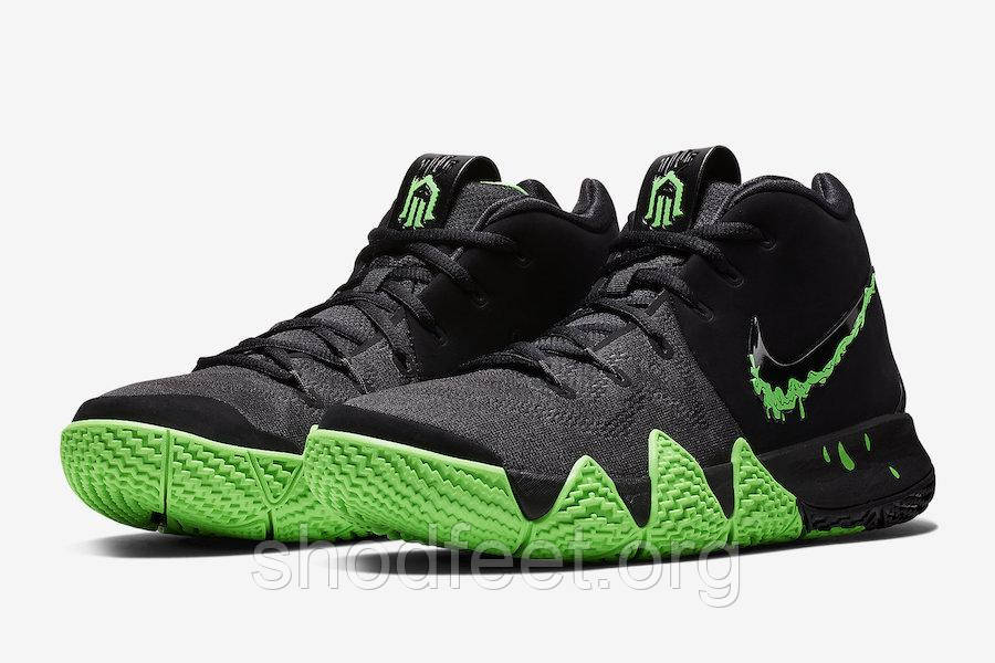Чоловічі баскетбольні кросівки Nike Kyrie 4 Halloween Black Rage Green