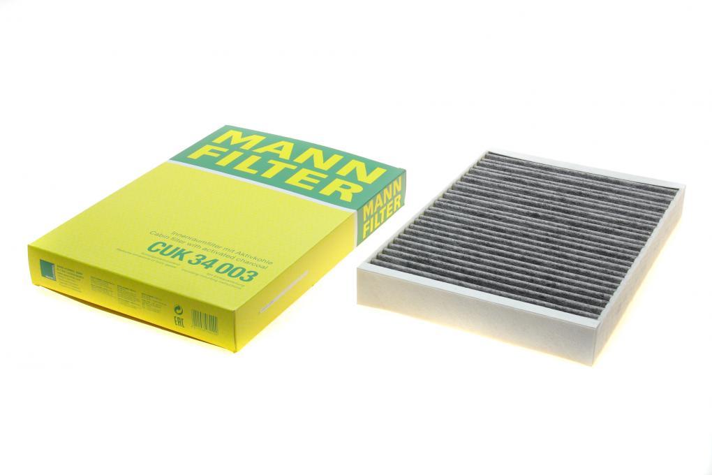 Фільтр салону Volvo S90 II/V60 II/V 90 II/XC 60 II/XC 90 II 14-(вугільний) MANN-FILTER CUK 34 003 UA62