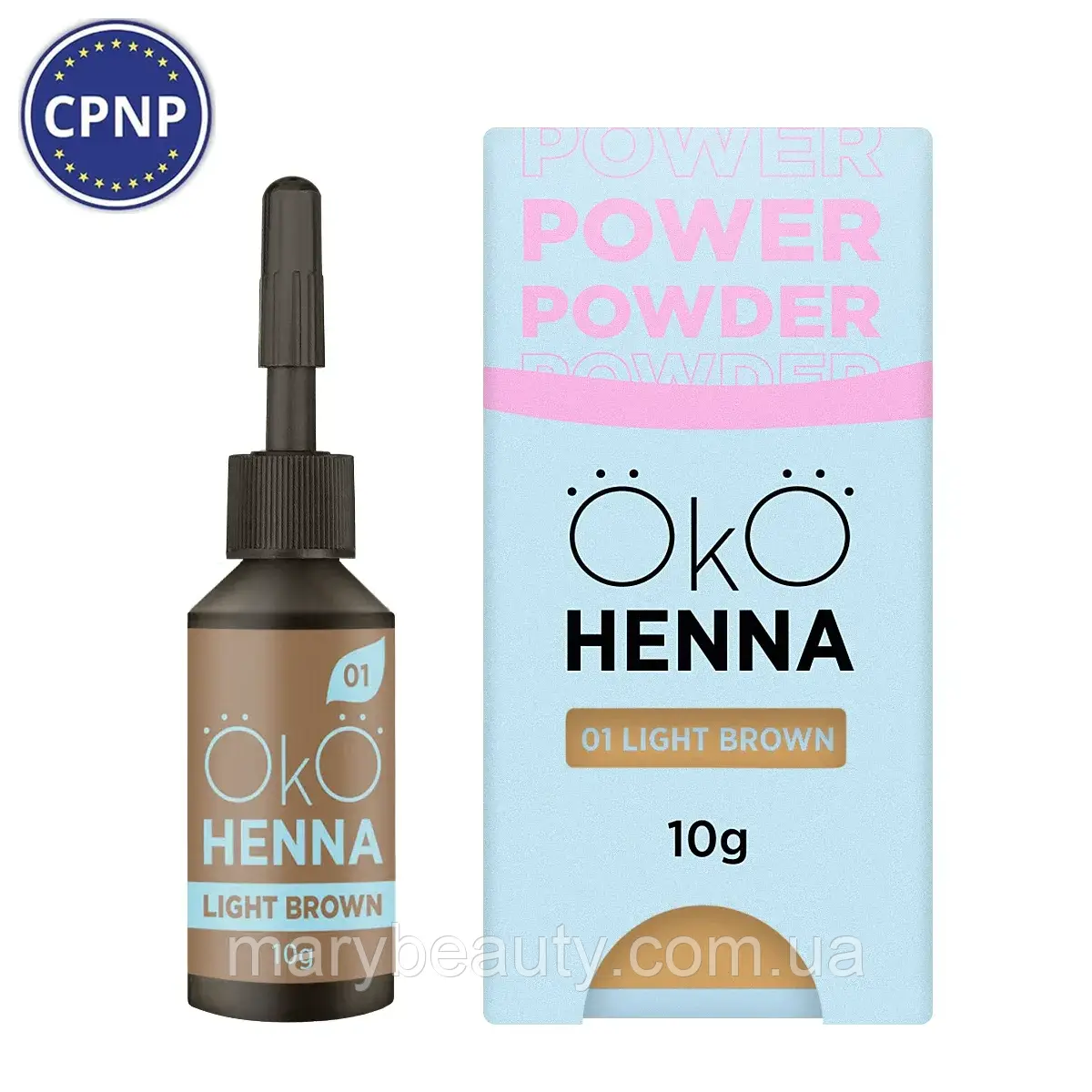 OkO хна для брів 01 Light Brown 10 г