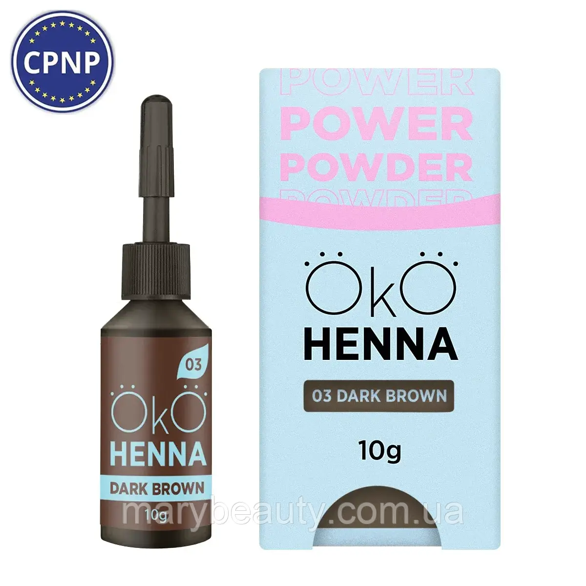 OkO хна для брів 03 Dark Brown 10 г