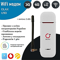 Мобільний 4G модем/роутер OLAX U90 USB WIFI 3G 4G LTE з антеною у комплекті. Підтримка Київстар, Vodafone, Лайф