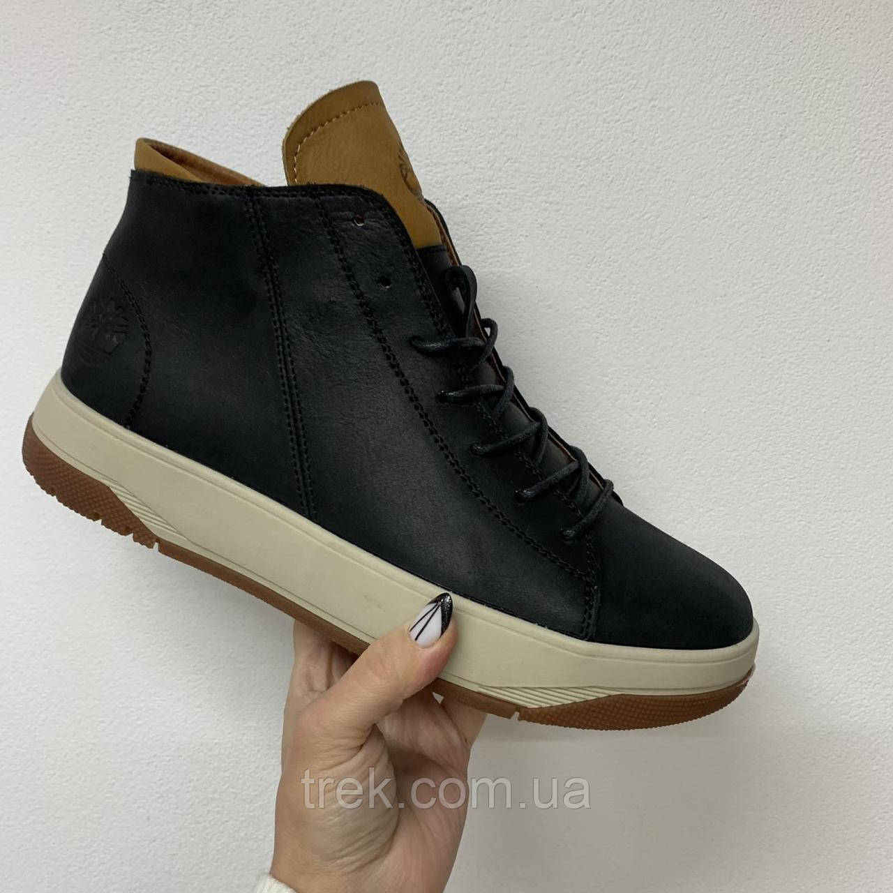 Черевики чоловічі шкіряні зимові чорні /10548/-45р, фото 1