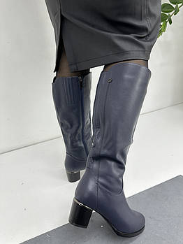 Чоботи жіночі зимові Geronea F115 шкіряні на широку ногу 36