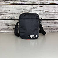 Сумка Jordan / Мужская спортивная сумка через плечо Джордан / Барсетка Jordan черного цвета