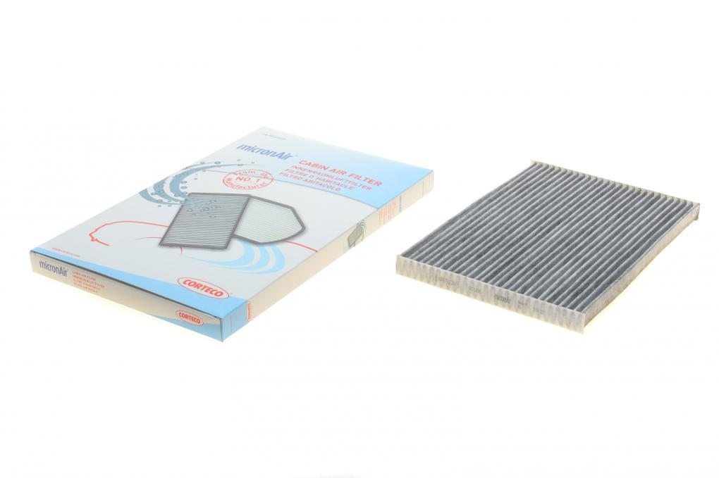 Фільтр салону Nissan Qashqai/X-Trail 07- (вугільний) CORTECO 80000875 UA62, фото 1