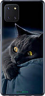 Чехол на Samsung Galaxy Note 10 Lite Дымчатый кот "825u-1872-70447"