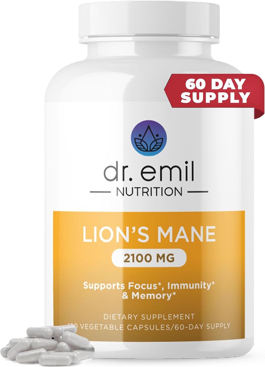 Dr. Emil Nutrition Lion's Mane 2100 mg 180 капсул