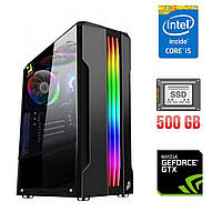 Игровой ПК / Intel Core i5-4440 (4 ядра по 3.1 - 3.3 GHz) / 8 GB DDR3 / 500 GB SSD / nVidia GeForce GTX 660