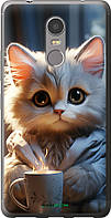 Чехол на Lenovo K6 Note White cat "5646t-453-70447"