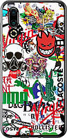 Чехол на Meizu 16S Many different logos "4022u-1701-70447"