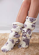 Теплий халат з капюшоном та чобітками (р.42-46) Туреччина, фото 8