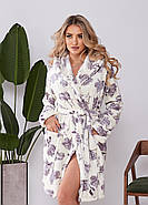 Теплий халат з капюшоном та чобітками (р.42-46) Туреччина, фото 7