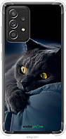 Чехол на Samsung Galaxy A52s 5G A528B Дымчатый кот "825sp-2583-70447"