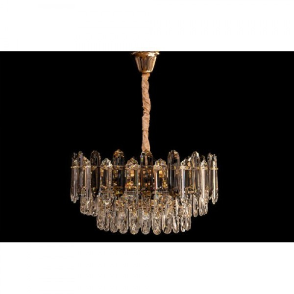 Кришталева люстра в хромі/золоті Linisoln 201/550, фото 1