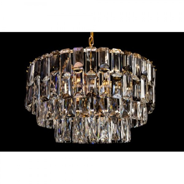 Кришталева люстра в хромі/золоті Linisoln 208/450, фото 1