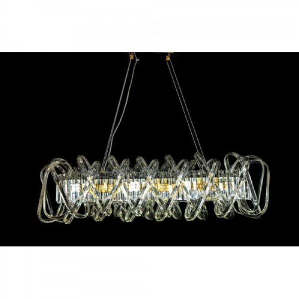 Кришталева люстра в хромі/золоті Linisoln 2033-80*30, фото 1