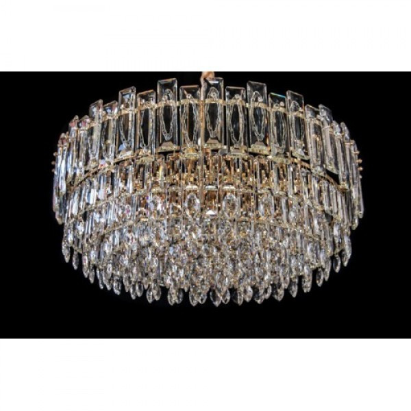 Кришталева люстра в хромі/золоті Linisoln 7082-800, фото 1