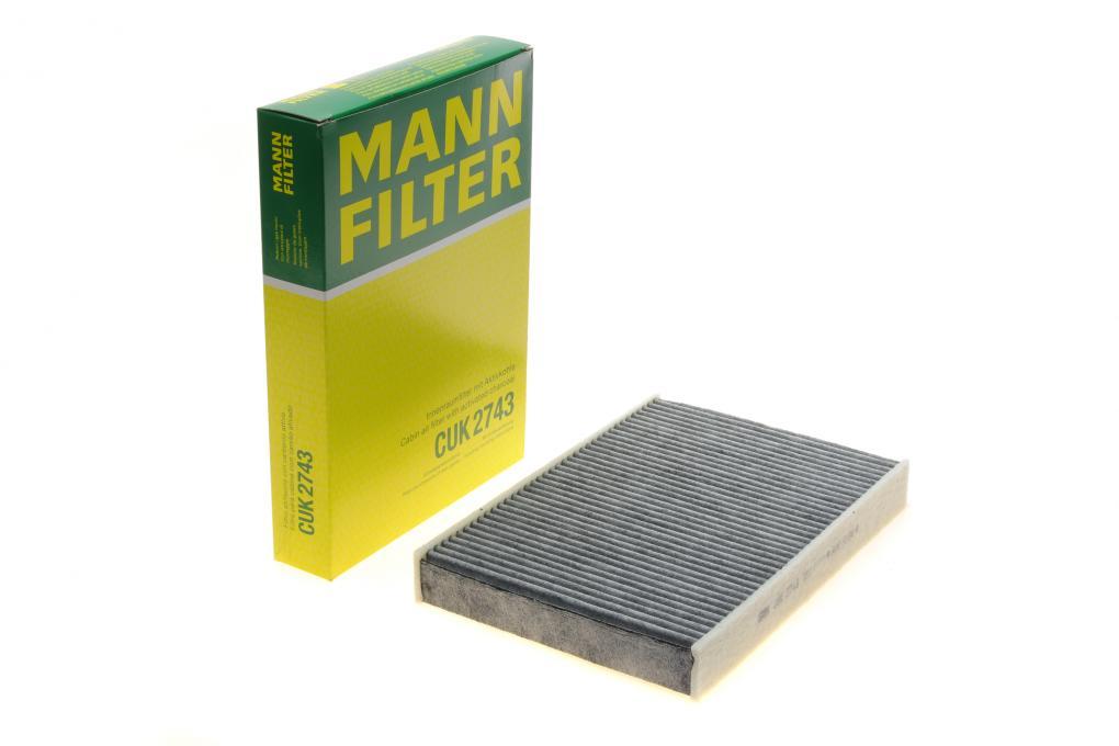 Фільтр салону Peugeot 508 10-18 (вугільний) MANN-FILTER CUK 2743 UA62
