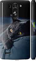 Чехол на LG G3s D724 Дымчатый кот "825m-93-70447"