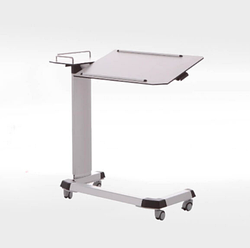 Столик медичний 6157 надліжковий пересувний регульований для лежачих хворих