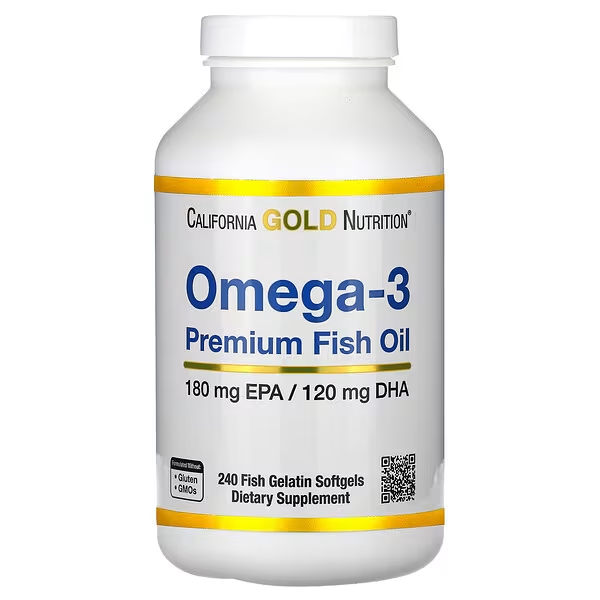 Омега-3, California Gold Nutrition, 240 капсул (ID#2051670375), ціна ...