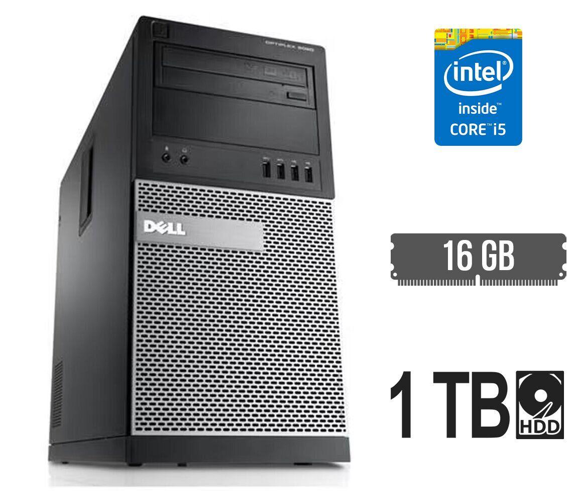 Комп'ютер Dell OptiPlex 7020 MT/ Core i5-4590/ 16 GB RAM/ 1000 GB HDD/ HD 4600/ 290W