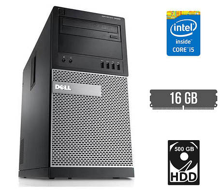 Комп'ютер Dell OptiPlex 7020 MT/ Core i5-4590/ 16 GB RAM/ 500 GB HDD/ HD 4600/ 290W, фото 1