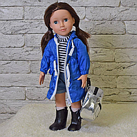 Интерактивная большая кукла в красивом костюме с рюкзачком из серии Мы девченки 47 см М 3955 UA