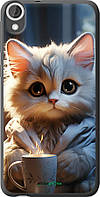 Чехол на HTC Desire 820 White cat "5646u-133-70447"