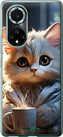 Чехол на Huawei Nova 9 Pro White cat "5646u-2503-70447"