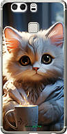 Чехол на Huawei P9 Plus White cat "5646u-300-70447"