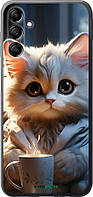 Чехол на Samsung Galaxy A14 A145F White cat "5646u-2937-70447"