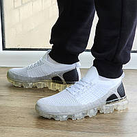 Кроссовки в стиле N!ke VaporMax Белые Мужские Серые (размеры: 40,41,42,43,44,45) - 801