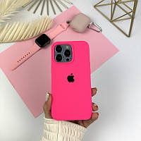 Силиконовый чехол на Айфон 13 Про c закрытым низом | iPhone 13 Pro Shiny pink (38)