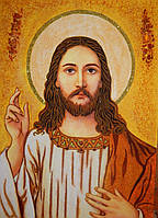 Ікона з янтаря Ісус Христос