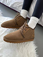 Женские ботинки UGG Ugg Naumel Khaki теплые угги мех