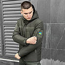 Зимова куртка Pobedov Winter Jacket Motive кольору хакі, фото 3