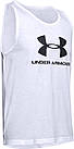 Майка чоловіча спортивна Under Armour Men's Sportstyle Logo Tank (1329589-101), фото 5