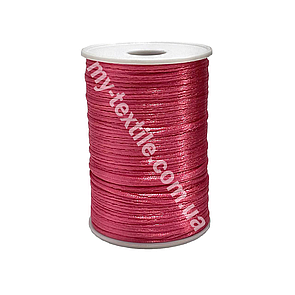 Атласний нейлоновий шнур товщина 2 мм Пудра фрезова