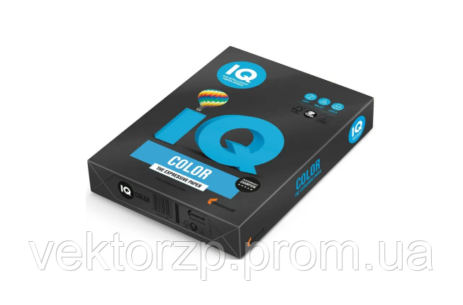 Папір кольоровий IQ Color А4 80г. м2 (500л) Intensiv Black B100