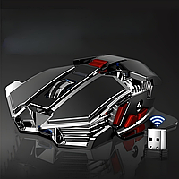 Мышь игровая AULA SC300 беспроводная с регулируемой RGB подсветкой, аккумулятором и 3200 DPI, чёрный