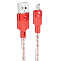 Дата кабель Hoco X99 Crystal Junction USB to MicroUSB (1.2m) TOS