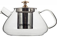 Чайник стеклянный заварочный Ofenbach 1000мл со съемным ситечком (0616l) TOS