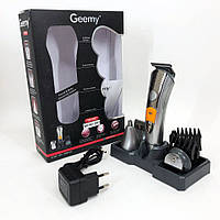 Набор для стрижки Pro Gemei GM-580 триммер 7в1 для стрижки волос, бритья бороды, для носа и ушей, стайлер TOS