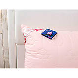 Подушка "rose" з волокном роза рожева 50х70 см Руно, фото 3