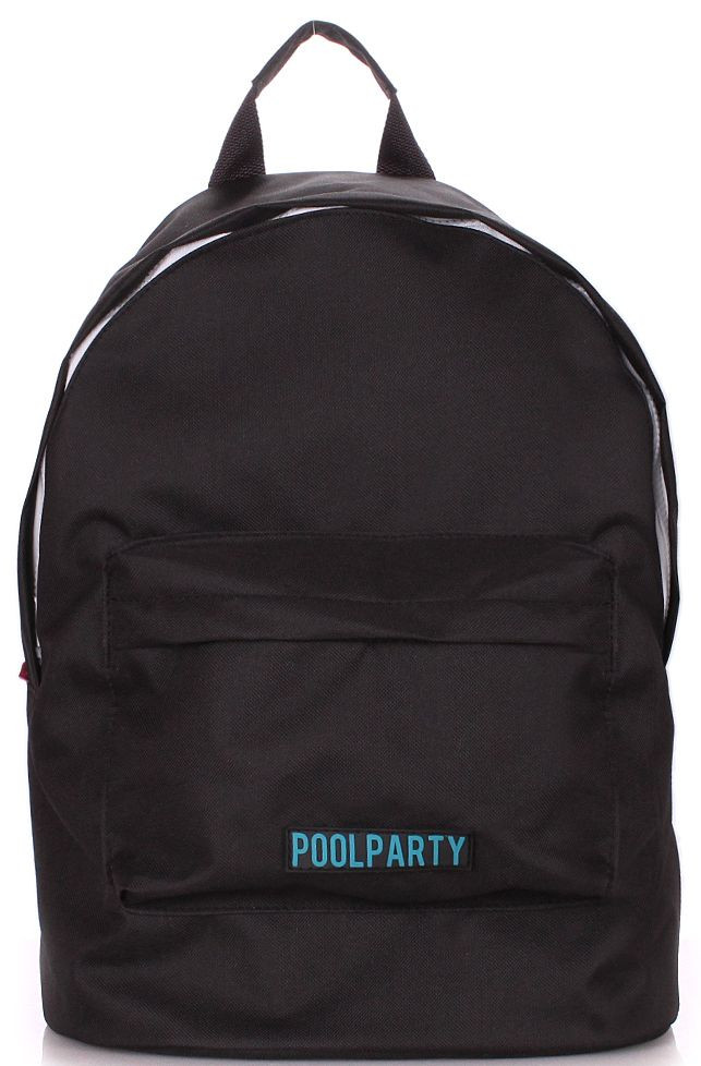 Городской рюкзак POOLPARTY eco-backpack-black 6 л, фото 1
