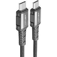 Дата кабель Acefast C1-09 USB-C to USB-C PD240W 40Gbps USB 4 aluminum alloy (1m) TOS