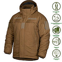 Мужская зимняя Куртка с синтетическим утеплителем и нейлоновой подкладкой / Форменная верхняя одежда CamoTec